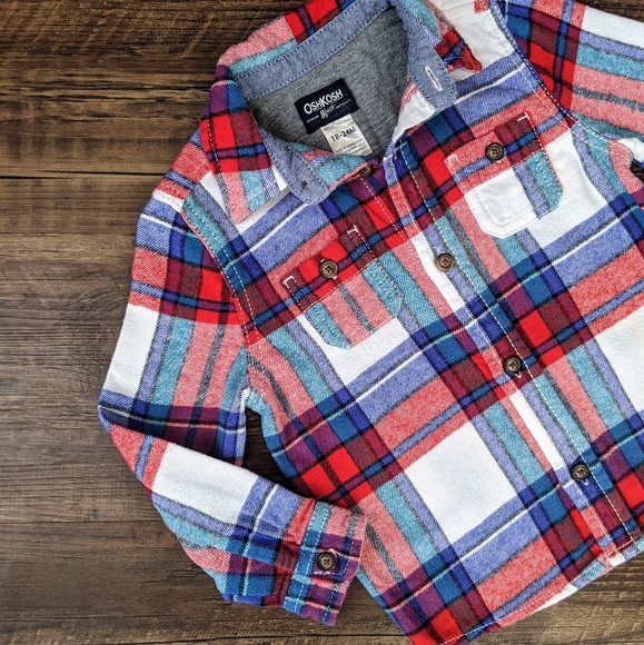 OshKosh B'gosh Other - OshKosh Flannel Plaid Shirt
